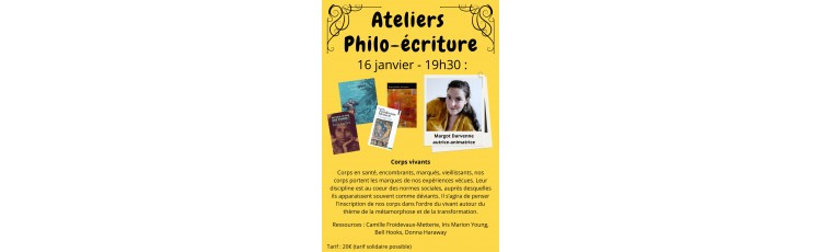 Atelier d'écriture : Corps vivants !