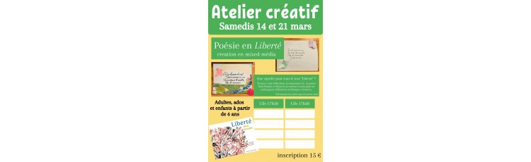 Atelier créatif : Poème en Liberté !