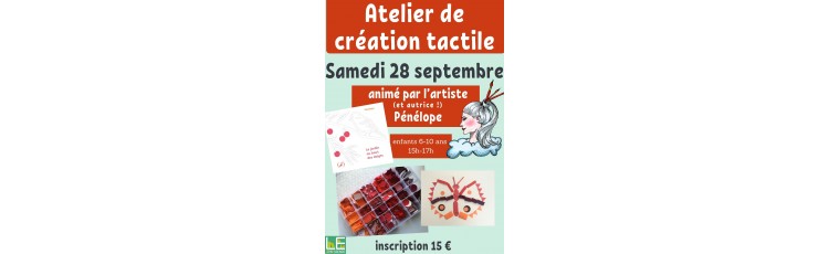 Atelier de création tactile !