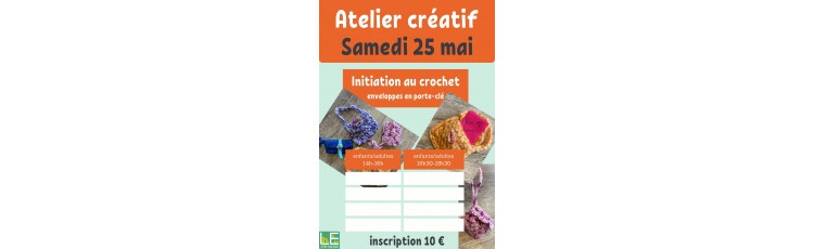Mini-enveloppe au crochet !