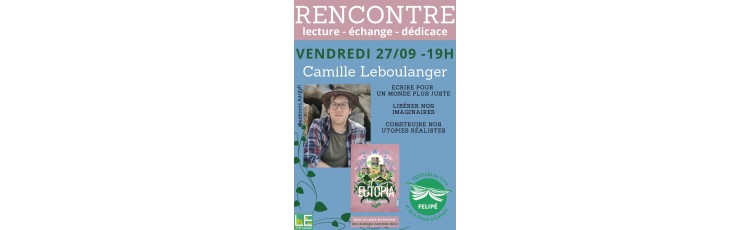 Rencontre Littéraire : Nos Utopies Réalistes !