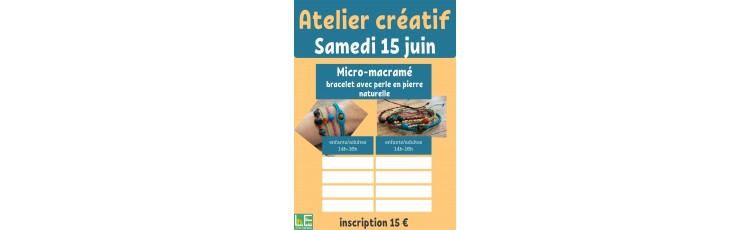 Initiation au micro-macramé