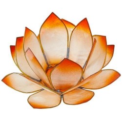 PHOTOPHORE LOTUS - COLORIS MANDARINE