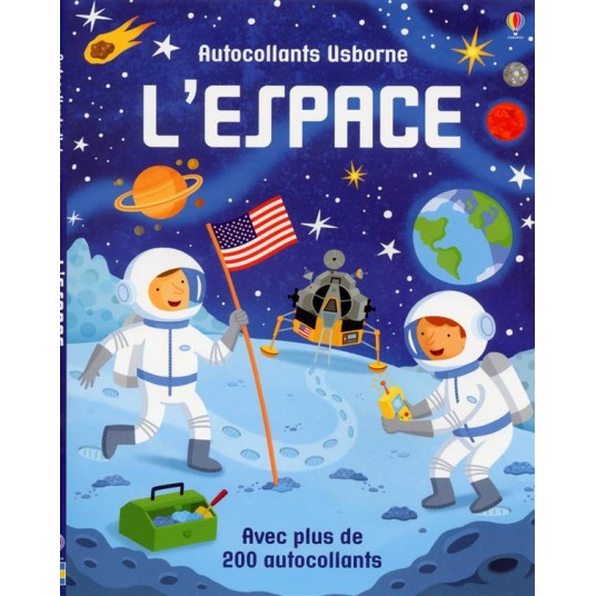 L'ESPACE - AUTOCOLLANTS USBORNE