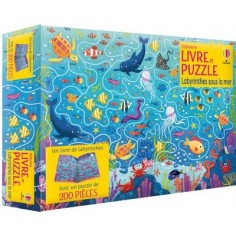 LABYRINTHES SOUS LA MER - COFFRETS LIVRE ET PUZZLE
