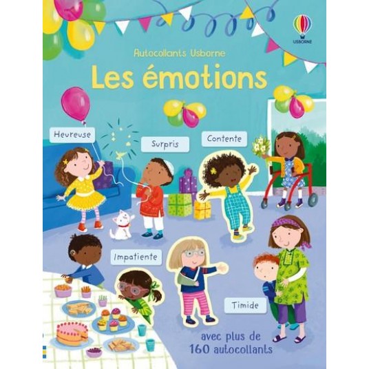 LES EMOTIONS - AUTOCOLLANTS USBORNE