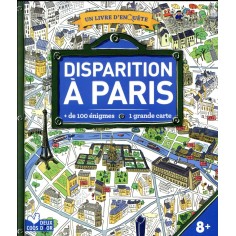 DISPARITION A PARIS - LIVRE AVEC CARTE - UN LIVRE D'ENQUETE