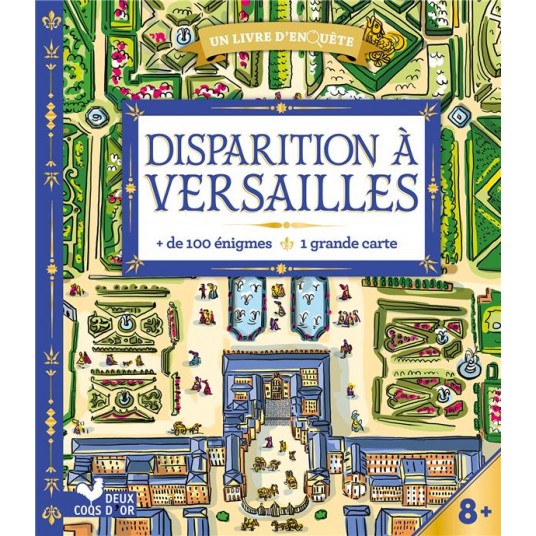 DISPARITION A VERSAILLES - LIVRE AVEC CARTE
