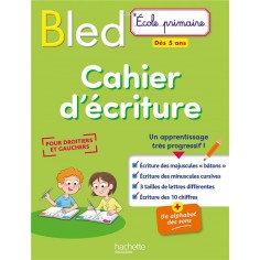 BLED CAHIER D'ECRITURE DES 5 ANS