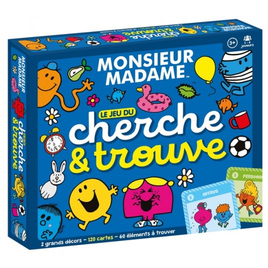 LES MONSIEUR MADAME - LE JEU DU CHERCHE ET TROUVE - COFFRET JEU CHERCHE ET TROUVE