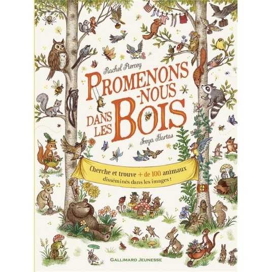 PROMENONS-NOUS DANS LES BOIS - CHERCHE ET TROUVE + DE 100 ANIMAUX