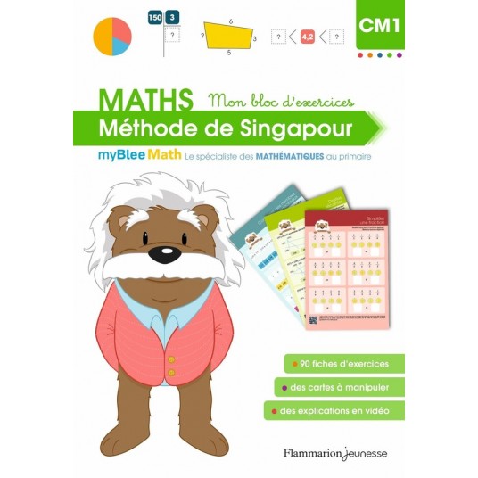MYBLEE MATH - MON BLOC D'EXERCICES CM1 - PEDAGOGIE DE SINGAPOUR