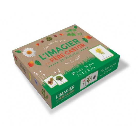 L'IMAGIER DU PERE CASTOR - MA BOITE DE JEUX SUR LA NATURE