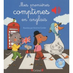MES PREMIERES COMPTINES EN ANGLAIS - LIVRE SONORE AVEC 6 PUCES - DES 1 AN