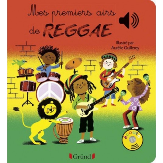 MES PREMIERS AIRS DE REGGAE - LIVRE SONORE AVEC 6 PUCES - DES 1 AN