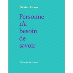 PERSONNE N A BESOIN DE SAVOIR