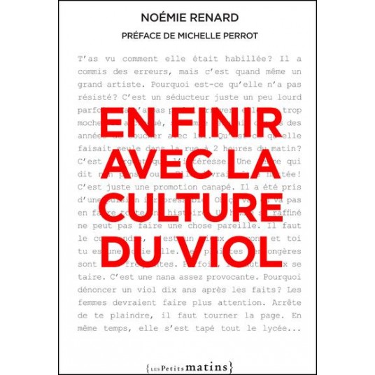 EN FINIR AVEC LA CULTURE DU VIOL
