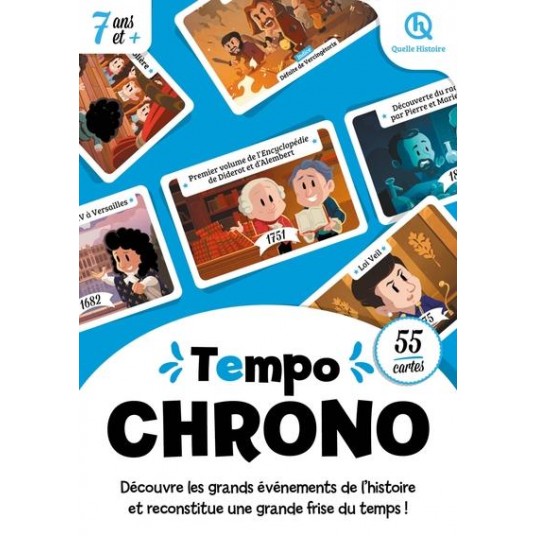 TEMPO CHRONO HISTOIRE DE FRANCE (2NDE ED) - JEU DE CHRONOLOGIE 7 ANS ET +