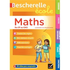BESCHERELLE ECOLE - MATHS (CP, CE1, CE2, CM1, CM2) - TOUT LE PROGRAMME DE MATHS A L'ECOLE PRIMAIRE