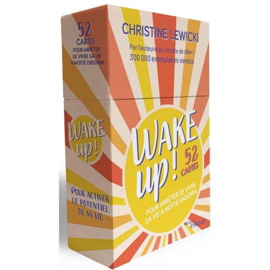 WAKE UP ! 52 CARTES POUR ARRETER DE VIVRE SA VIE A MOITIE ENDORMI