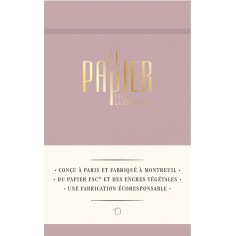 CARNET TOILE DU MARAIS A5 ROSE POUDRE - LE PAPIER FAIT DE LA RESISTANCE