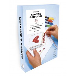MON KIT CARTES A BRODER MON KIT CARTES A BRODER