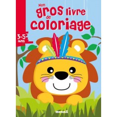 MON GROS LIVRE DE COLORIAGE (LION)