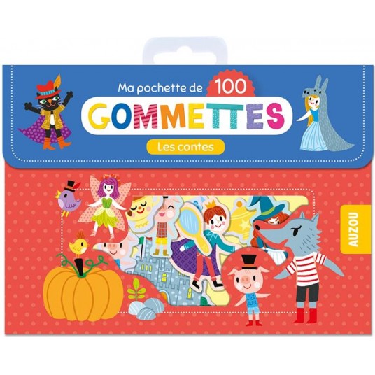 MA POCHETTE DE 100 GOMMETTES - LES CONTES