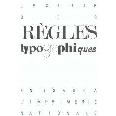 LEXIQUE DES REGLES TYPOGRAPHIQUES