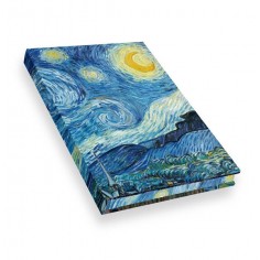 CARNET HAZAN PLEINE TOILE - VAN GOGH LA NUIT ETOILEE
