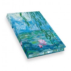 CARNET HAZAN PLEINE TOILE MONET NYMPHEAS