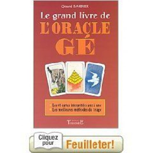 GRAND LIVRE DE L'ORACLE GE