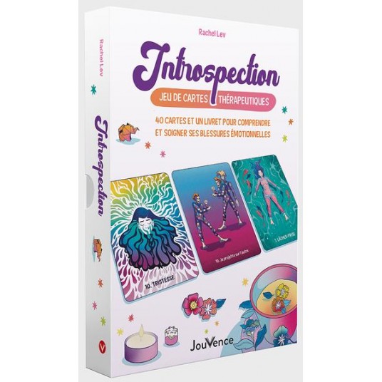 INTROSPECTION : JEU DE CARTES THERAPEUTIQUES - 40 CARTES ET UN LIVRET POUR COMPRENDRE ET SOIGNER SES