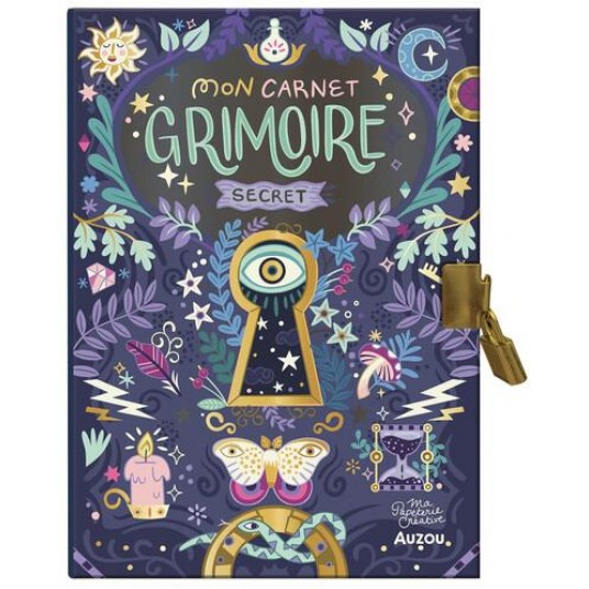 MA PAPETERIE CREATIVE - MON CARNET GRIMOIRE SECRET