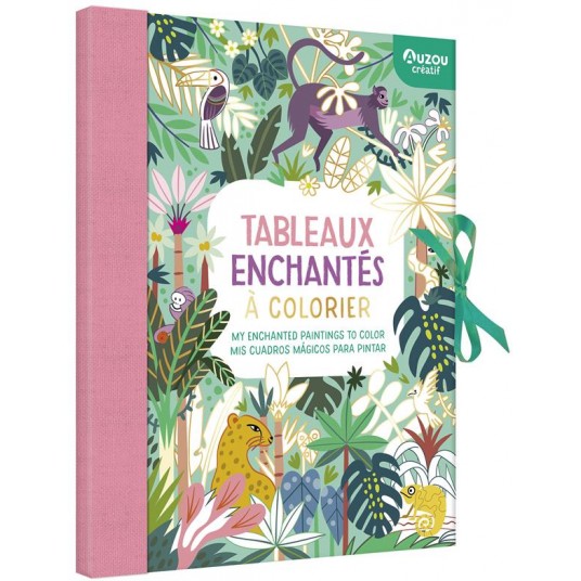 MON CAHIER CREA - TABLEAUX ENCHANTES A COLORIER