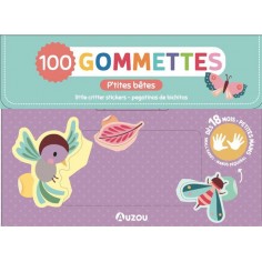MA POCHETTE DE 100 GOMMETTES - LES P'TITES BETES