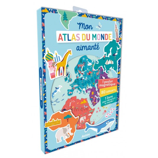 MON ATLAS DU MONDE AIMANTE
