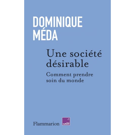 UNE SOCIETE DESIRABLE - COMMENT PRENDRE SOIN DU MONDE