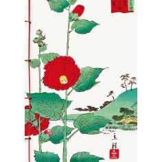 CARNET HAZAN GAUFRE FLEURS 16 X 23 CM (PAPETERIE)