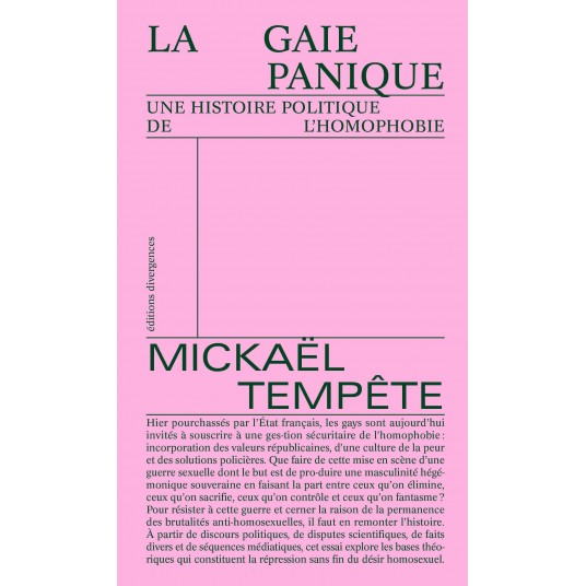LA GAIE PANIQUE - UNE HISTOIRE POLITIQUE DE LAHOMOPHOBIE