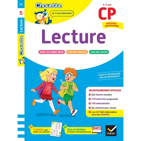 LECTURE CP - CAHIER DE SOUTIEN NOUVEAU PROGRAMME - LECONS ET EXERCICES CORRIGES