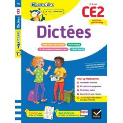 DICTEES CE2 - CAHIER DE SOUTIEN NOUVEAU PROGRAMME - LECONS ET EXERCICES CORRIGES