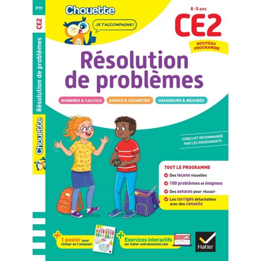 RESOLUTION DE PROBLEMES CE2 - CAHIER DE SOUTIEN NOUVEAU PROGRAMME - LECONS ET EXERCICES CORRIGES