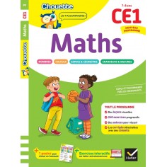 MATHS CE1 - CAHIER DE SOUTIEN NOUVEAU PROGRAMME - LECONS ET EXERCICES CORRIGES