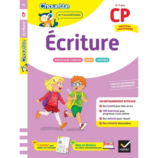 ECRITURE CP - CAHIER DE SOUTIEN NOUVEAU PROGRAMME - LECONS ET EXERCICES CORRIGES