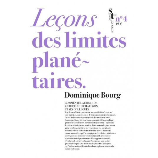 LECONS DES LIMITES PLANETAIRES