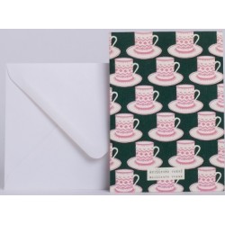CARTE - CUP OF TEA "MEILLEURS VOEUX"