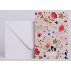 CARTE - FLEURS FOLK