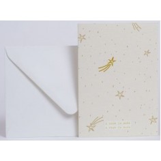 CARTE - ETOILES "A STAR IS BORN"