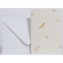 CARTE - ETOILES "A STAR IS BORN"